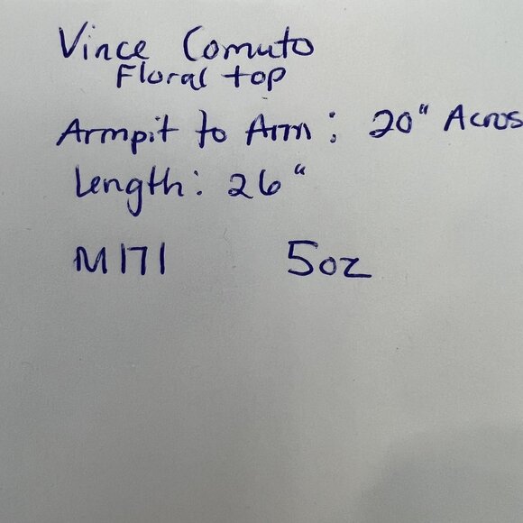 Vince Camuto Womens Small Floral Sleeveless Blouse Red, New - Picture 6 of 6